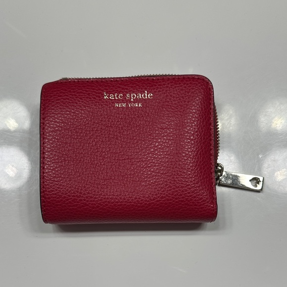 kate spade Handbags - Kate Spade Cherry Red Leather Wallet